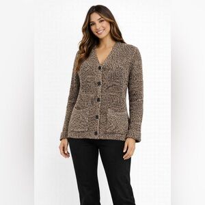 Ralph Lauren Brown Knit Cardigan